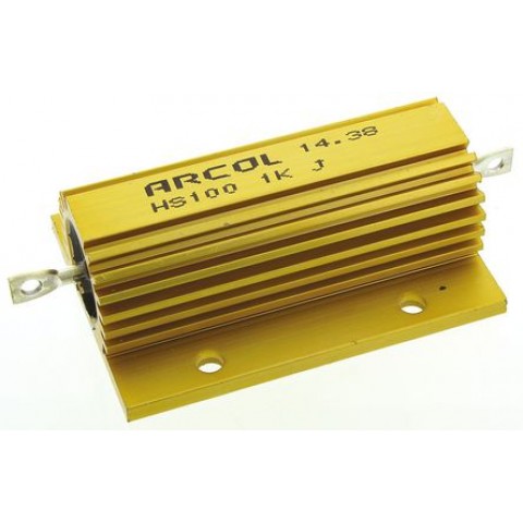 HS 100W 2KJ HEATSINK RESISTOR 5%